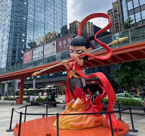 飄帶哪吒，3d打印，按需定制